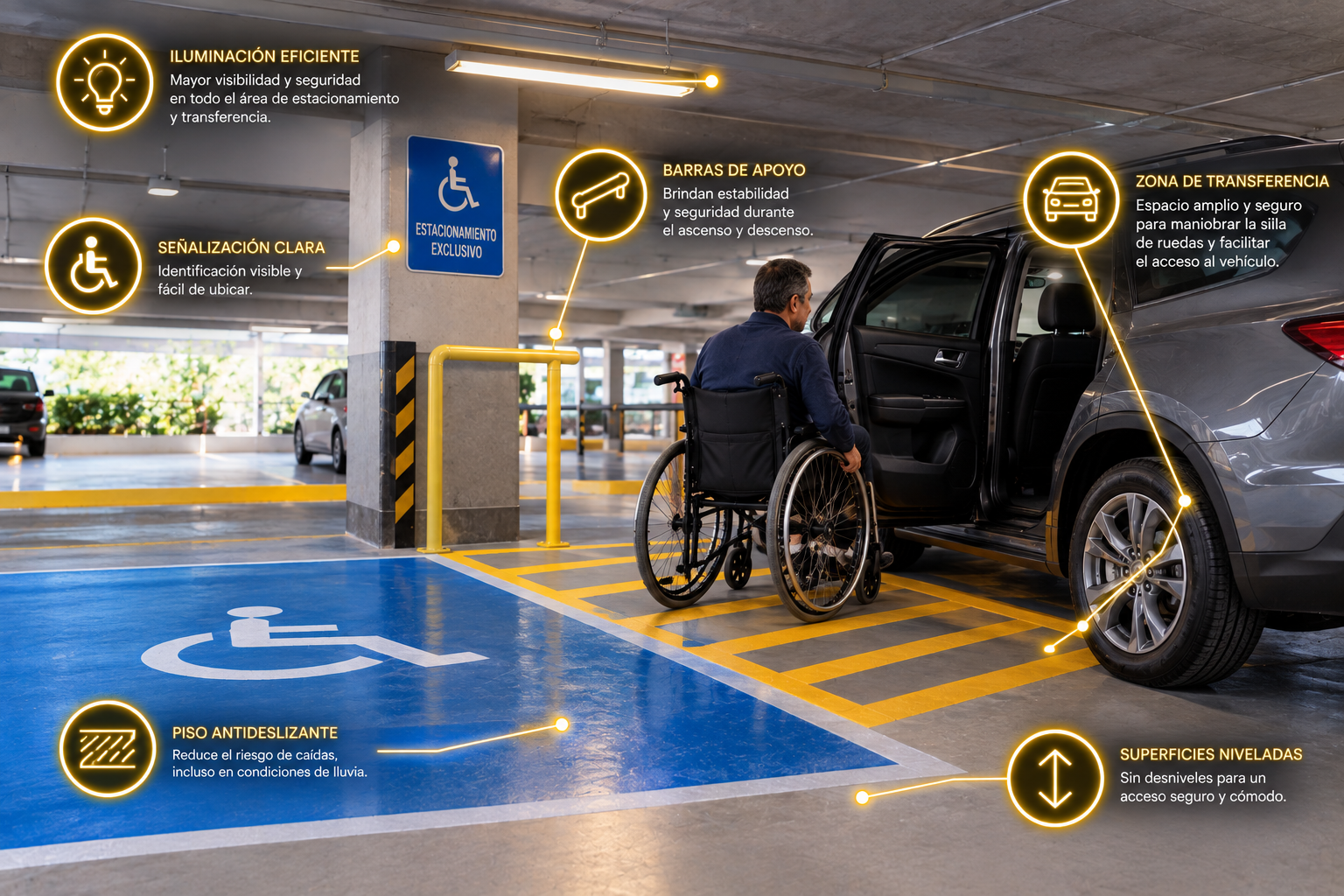 Cocheras Accesibles